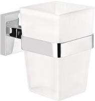 tesa DELUXXE Zahnputzbecher mit Wandhalterung, Accessoires, 40410-00000-00,...
