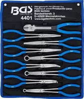 Bgs Technic - Langbeck- / Flach- Und Z&uuml;ndkerzen-stecker-zangen-satz Extra Lang