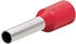 Knipex Aderendhülsen mit Kunststoffkragen Kabel 10,00 mm² Crimpbereich 18 mm AWG 7 Stück:100