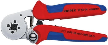 Knipex Werk Aderendh&uuml;lsen-Presszange 0,08-10+16qmm 97 55 04 SB