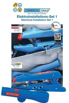 WEICON Elektroinstallations-Set 1 Abisolierwerkzeuge