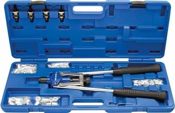 Projahn Blindnietmuttern-Hebelzange M4, M5, M6, M8, M10 im Kunststoffkoffer (398081)