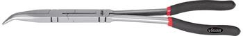 Vigor Blinky Flachrundzange mit Doppelgelenk 45° gebogen 335 mm (V2782)