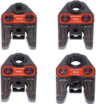 Rothenberger Pressbackenset Standard TH16-20-26-32 (015065X)