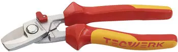 Tecwerk Kabelschere 180mm Kopf poliert VDE Mehrkomponenten-H&uuml;llen (2000810919)