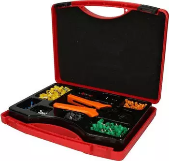 KS Tools Sortiment Drahtendh&uuml;lsen mit Crimpzange 0,25mm&sup2;&ndash;6,0mm&sup2;, 1001-teilig (970.0840)