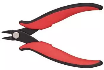 Klauke Elektronik-Seitenschneider 128mm 21&deg; abgewinkelt 2K-Griff (KL040128ELH)