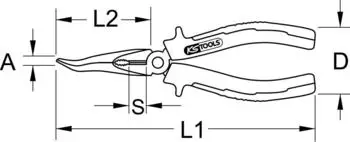 KS Tools Leck&ouml;l-Leitungszange 200mm (115.1067)