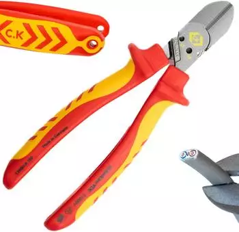 C.K Magma Redline VDE Combicutter 1 MAX Kombizange mit Schraubenschere 180mm (T39081A 180)