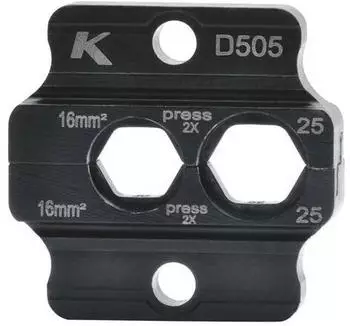 Klauke Presseinsatz K50er-Reihe 16-25mm&sup2; f&uuml;r Rohrkabel/Verbinder (D505)