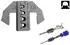 Toolcraft Crimpeinsatz JPT/MCP Flachkontakt 0,5–2,5mm² (TO-9627219)