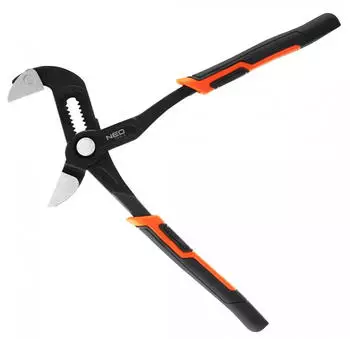 Neo Tools Armaturenzange flach 250mm, Chrom-Vanadium-Stahl (02-441)