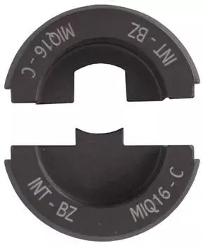 Intercable MIQ25-C Ovalpresseinsatz Isolierte Quetschkabelschuhe 25mm&sup2; (712603)