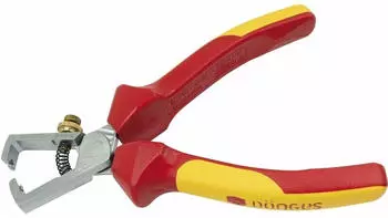 D&ouml;nges VDE-Abisolierzange mit &Ouml;ffnungsfeder 10mm&sup2;, 160mm