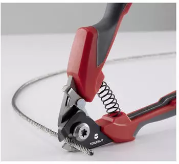 Toolcraft Werkstatt Kabelschneider 180mm Ergonomische Feder (TO-9616527)