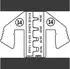 Toolcraft PLE-0I4 Crimp-Einsätze Flachstecker 0.1–2.5mm² (TO-6483003)