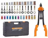 VEVOR Nietmutternzange-Set Blindnietmutternzange 410 mm, Nietenzange 13 S&auml;tze...