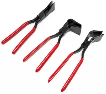 Wiltec Falzzangen-Set 3-teilig 0&deg; 45&deg; 90&deg; Maulbreite 55mm (51679)