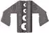 Hella Crimpzangeneinsatz Metall grau, universell (8PE 863 807-421)
