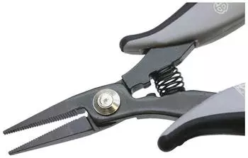 Wetec Flachzange geriffelt, Backenbreite 2,0mm, ESD-Griffe (PN5005-SD)