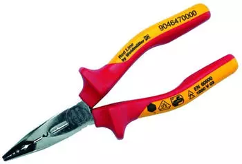 Weidm&uuml;ller VDE Flachrundzange Gerade Stahl 210 mm (9046470000)