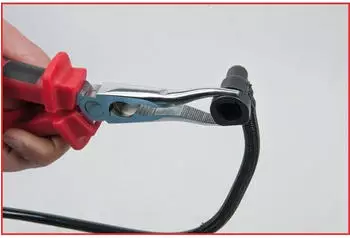 KS Tools Kraftstoffleitungs-Zange f&uuml;r Schnellkupplungen 210mm (115.1008)
