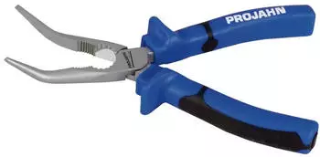 Projahn Flachrundzange 45&deg; abgewinkelt mit Schneide 205mm (4606-200)