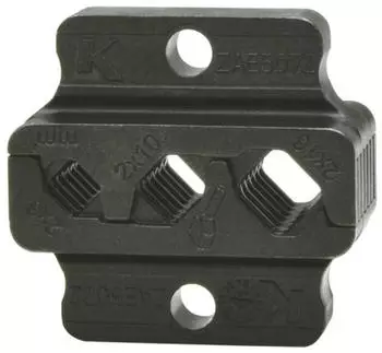Klauke ZAE5072 Presseinsatz f&uuml;r Zwillingsaderendh&uuml;lsen 2x6-2x16mm&sup2; (ZAE5072)