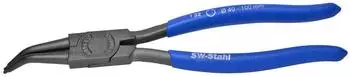 SW-Stahl Sicherungsringzange innen, gebogen, 220mm (41310L)