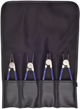 Tecwerk Sicherungsringzangen-Satz 4-teilig 19-60mm in Rolltasche (2000810630)