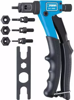 Fervi Gewindeeinsatz-Nietzange M3-M6, ergonomische Griffe (0469)
