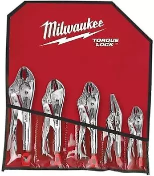 Milwaukee Torque Lock Gripzangen-Set, 5-tlg. (48-22-3695)