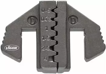 Vigor Blinky Crimpeinsatz Aderendh&uuml;lsen 0,5&ndash;4mm&sup2; (V2499-D)