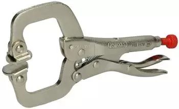 KS Tools Schwei&szlig;-Klammer-Gripzange bewegliche Spannbacken 0-25mm (115.1178)