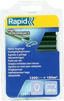 Rapid VR16 Drahtgitterklammern, grün, 1390 Stück (40108800)