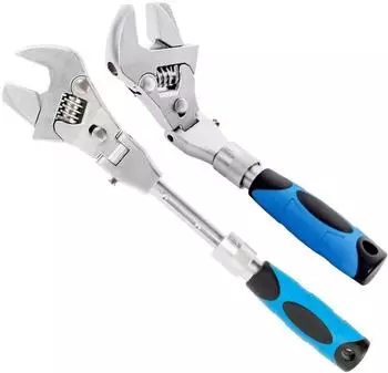 LuxusKollektion Verstellbarer Schraubenschlüssel Flexhead 10 Zoll, Stahl