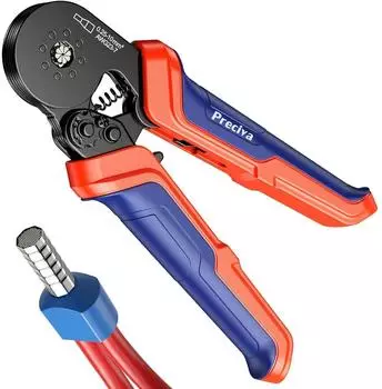 Preciva Aderendhülsenzange selbsteinstellend 0,25–10mm² achtseitig