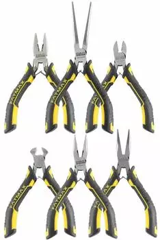 Stanley FatMax Mini-Zangenset, 6-teilig, Ergo-Griffe (FMHT0-80541)