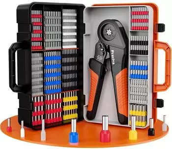 Preciva Aderendhülsenzange Set 0,08–16mm², 1500 Aderendhülsen