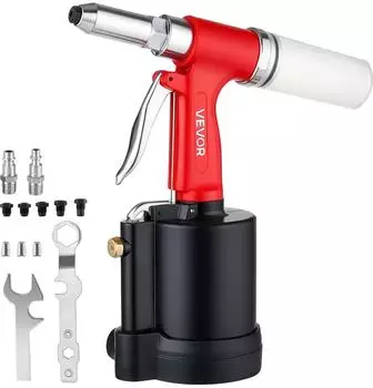 OEM Druckluft-Nietmutternzange Set 2,4&ndash;6,4mm 1780kg Zugkraft (2655)