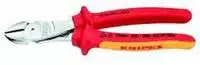 Knipex 4000810172, Kraftseitenschneider VDE L.250mm Chrom m.2Komp.-H&uuml;llen KNIPEX
