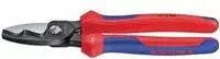 KNIPEX 95 12 200 SB, KNIPEX Kabelscheren, mit Doppelschneide