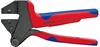 Knipex 97 43 200 A, Knipex Crimp-Systemzange (200 mm) Blau/Rot