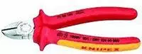 Knipex Seitenschneider VDE 140 mm mit Mehrkomponenten-Griff - 70 06 140