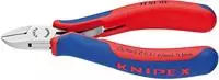 Knipex Elektronik-Seitenschneider 115 mm runder Kopf mit kleiner Facette - 77 02 115