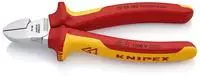 Knipex Seitenschneider 70 06 160, 160 mm, verchromt, Mehrkomponentengriffe isoliert,
