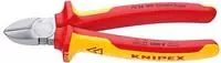 Knipex Seitenschneider 70 06 180, 180 mm, verchromt, Mehrkomponentengriffe isoliert,