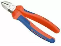 Knipex Seitenschneider poliert 140 mm mit Mehrkomponenten-Griff - 70 02 140