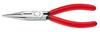 Knipex-Werk 25 01 125, Knipex-Werk Flachrundzange mit Schneide, 125mm 25 01 125