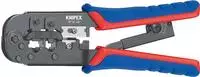 97 51 10 Crimpzange F. Westernstecker Mit Mehrko. Br&uuml;n. 190 Mm - Knipex